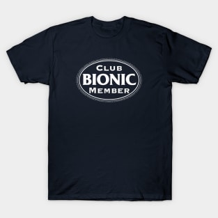 Bionic Club Member in White T-Shirt